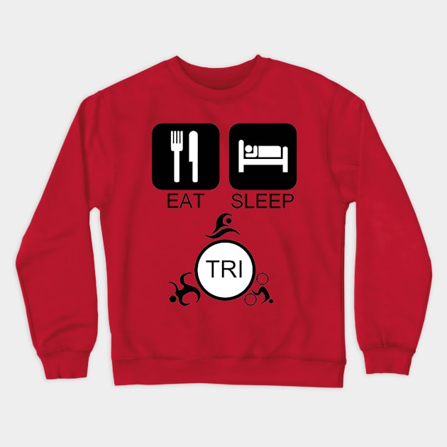 Triathlete Crewneck Sweatshirt by TriHarder12